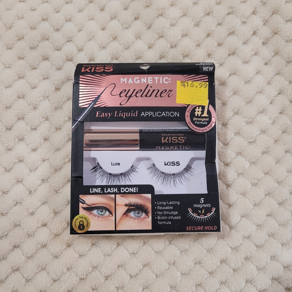 3/$10 KISS Magnetic Eyeliner with Lashes
